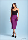 High Waisted Pencil Skirt - 300323