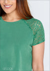 Lace Detailed Top - 367