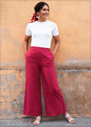 Wide Legged Linen Pant - Linen2008