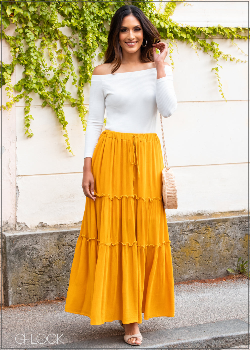 Tiered Maxi Skirt - CA0608