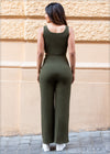 Ribbed Wide Leg Pant - 377