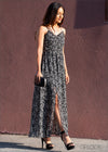 Ruched Detailed Maxi Dress - 381