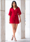 Flare Sleeve Romper - EVE2910