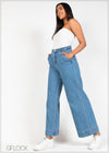 Wide Leg Light Blue Jean  - LJ1121