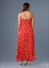 High Low Detailed Maxi Dress - 100223