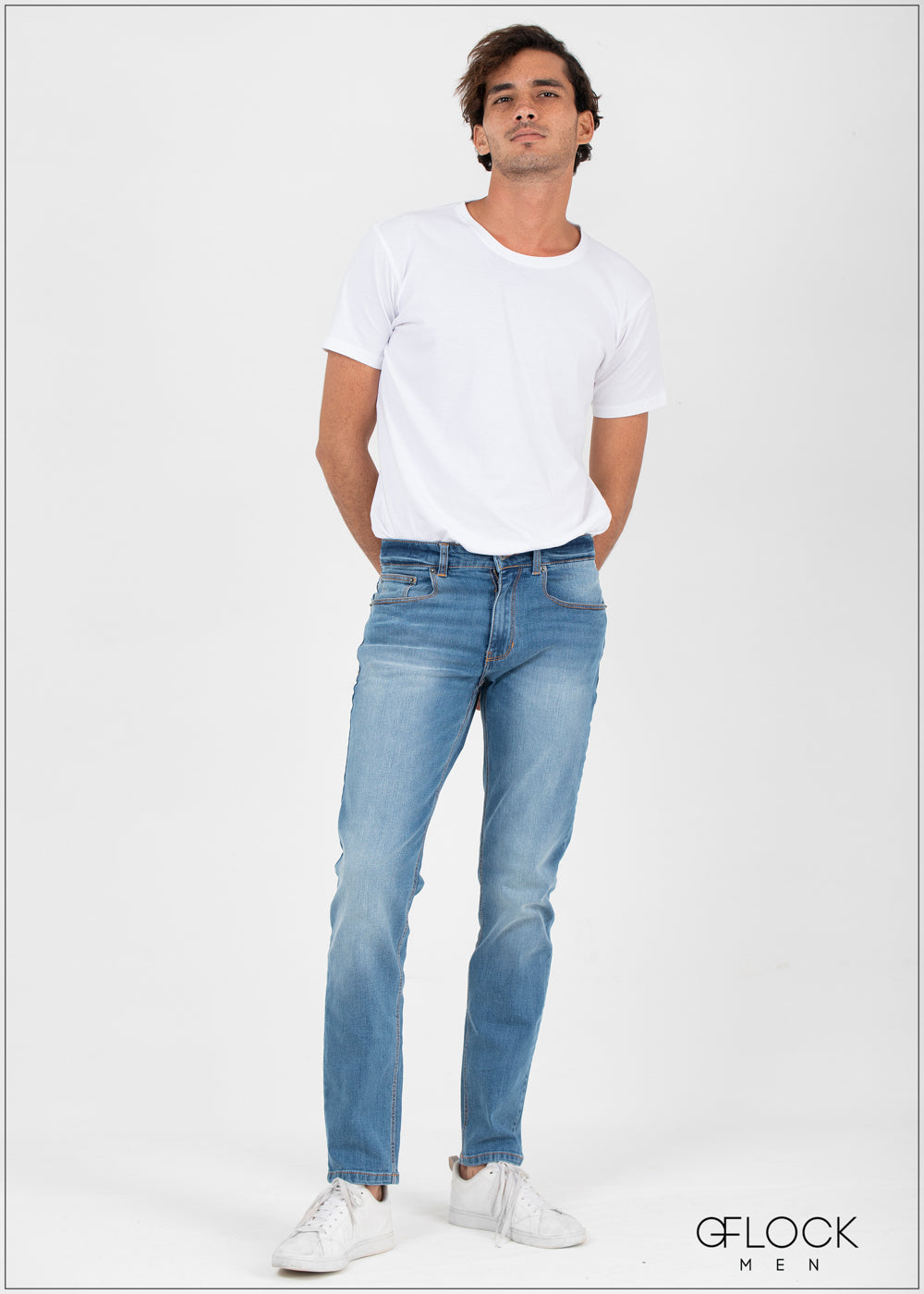 Slim Fit Light Washed Jean - MJC1221