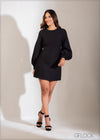 Bishop Sleeved Mini Dress - 200223