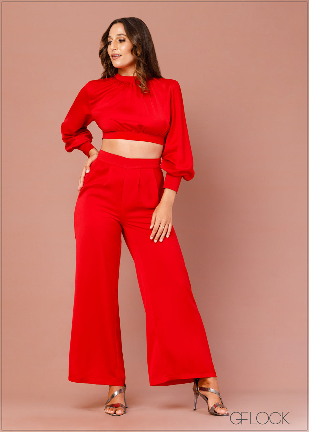 High Waisted Flared Pant - 071222