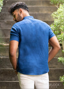 Short Sleeve Linen Shirt - 081222