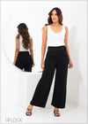 High Waisted Pant With Belt - 261222