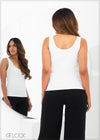 Sleeveless Scoop Neck Top - 261222