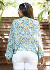 Pleat Detail Kimono Sleeve Top - 261122