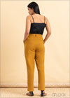 Tapered Linen Pant - 2105