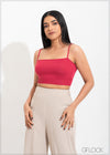 Cropped Cami Top - 051222