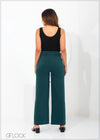 High Waisted Pant With Belt - 261222