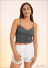 Ruched Cami Top - 060223