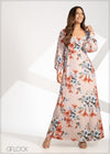 Bishop Sleeve Maxi Dress - 230323