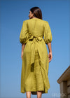 Multi-Way Linen Wrap Dress - 170323