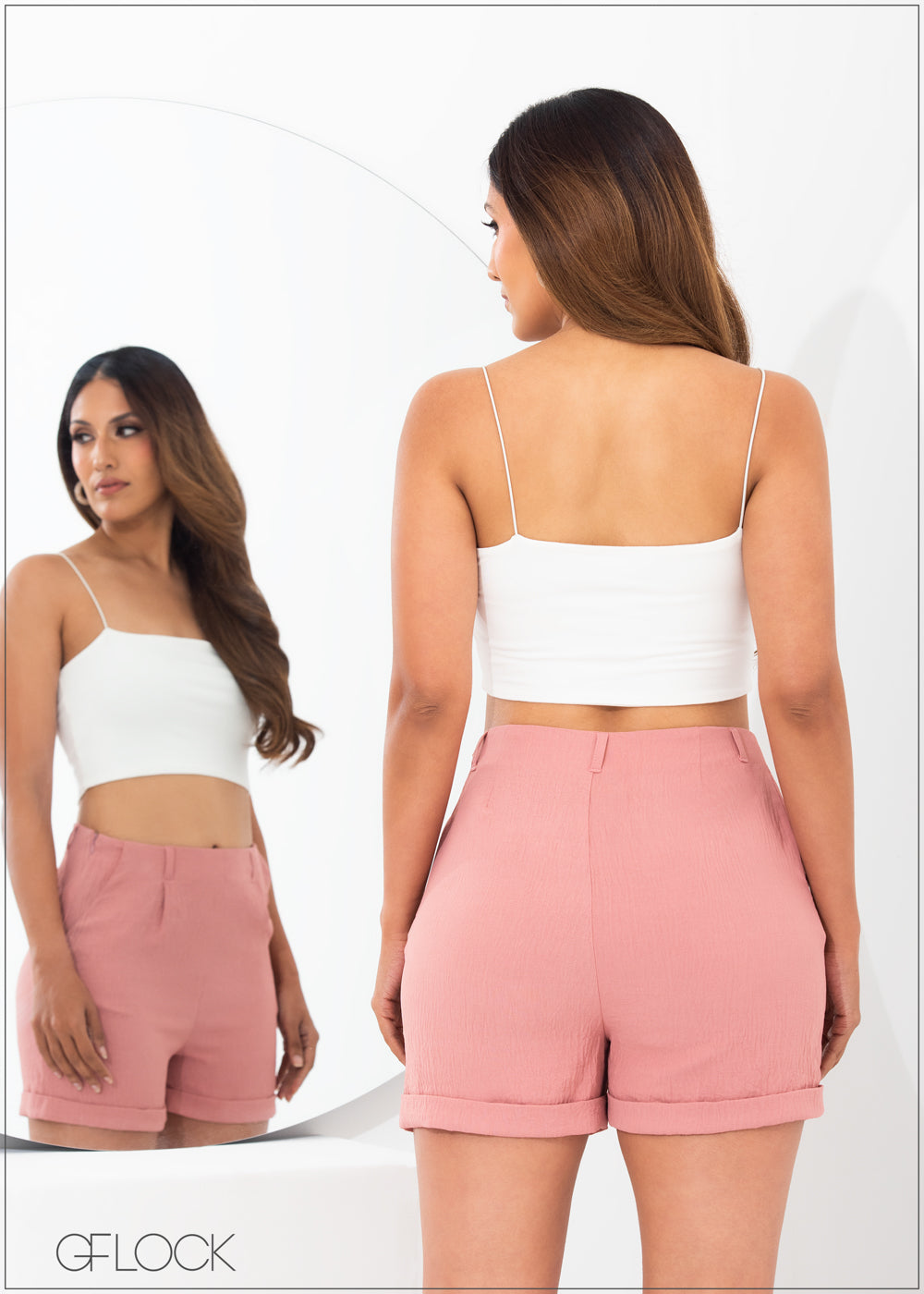 Roll Up Hem Detail Short - 261222