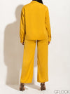 Oversized Satin Shirt - 241022
