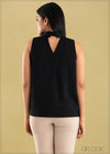 Sleeveless Cut Out Detail Top - 0206
