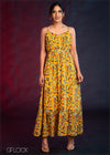 Printed Maxi With Back Tie - EVE112021