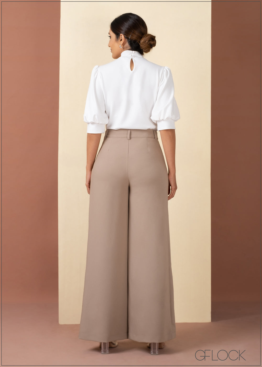 High Waisted Pleated Pant - 060323