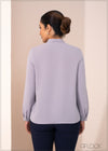 Chinese Collar Long Sleeve Shirt - 270123