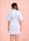 Cotton Shirt Dress - 270223