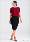 Short Sleeve Top - 386