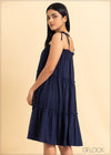 Tiered Linen Dress - 2105