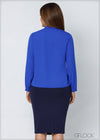Long Sleeve Chinese Collar Shirt - 2208