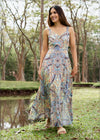 Back Tie Up Maxi Dress - 130323