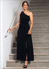 One Shoulder Maxi Dress - EWC1221