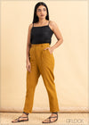 Tapered Linen Pant - 2105