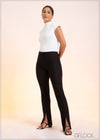 Pant With Front Slit - 060223