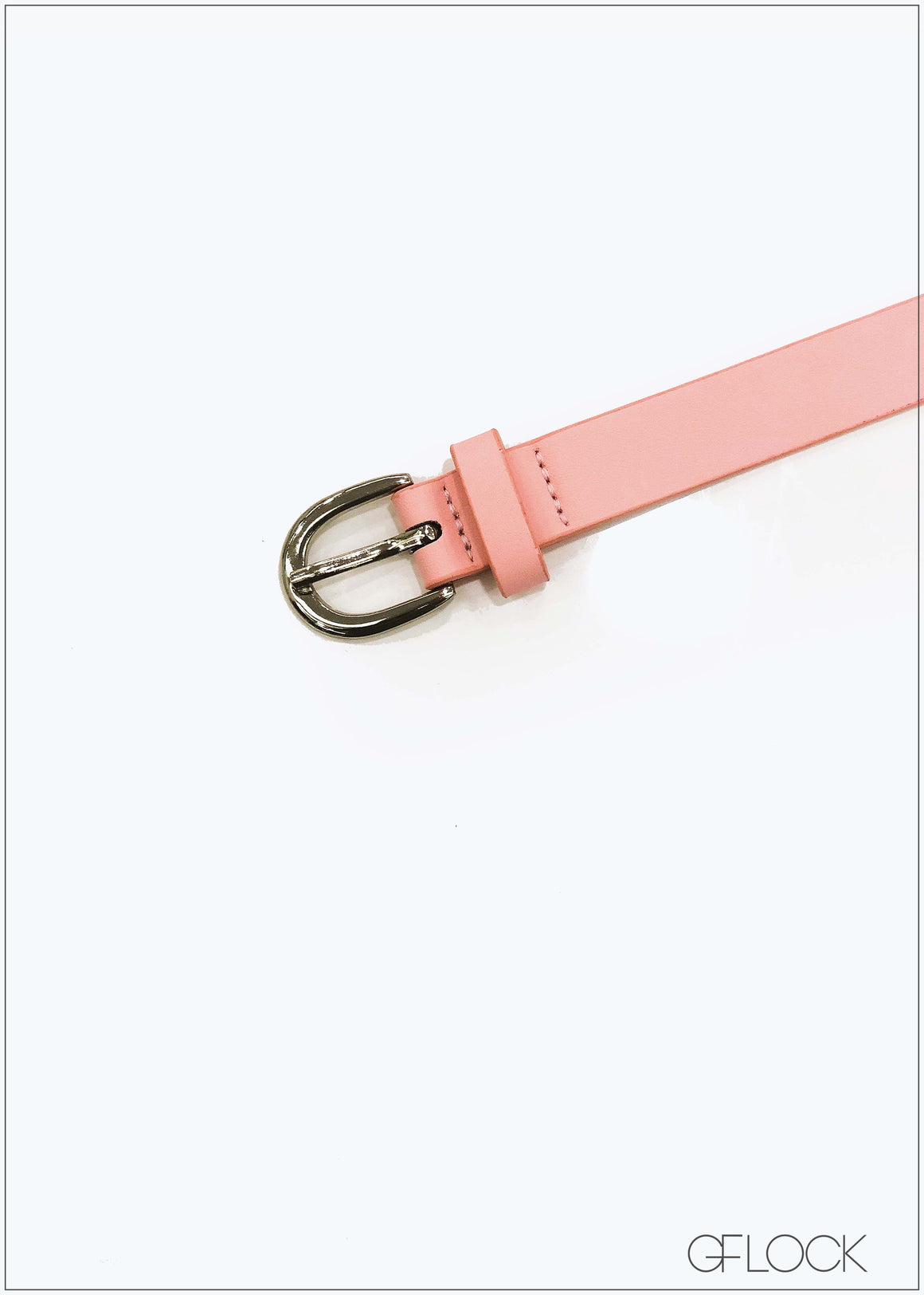 Belt With Alloy Buckle - 1004