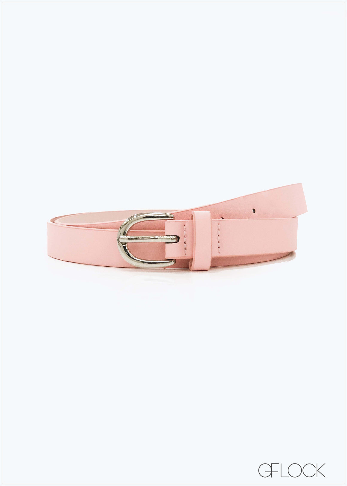 Belt With Alloy Buckle - 1004