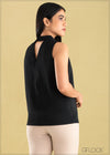 Sleeveless Cut Out Detail Top - 0206