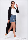 Longline Cardigan - CB1221