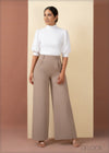 High Waisted Pleated Pant - 060323