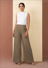 High Waisted Pleated Pant - 060323