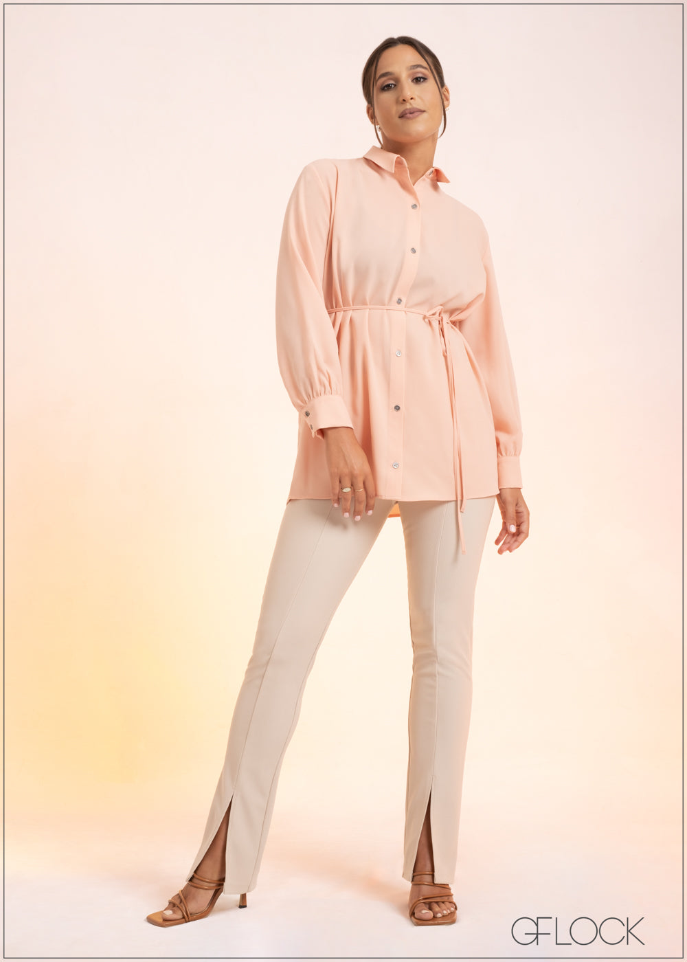 Pant With Front Slit - 060223