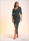 Bodycon Maxi Dress - 060223