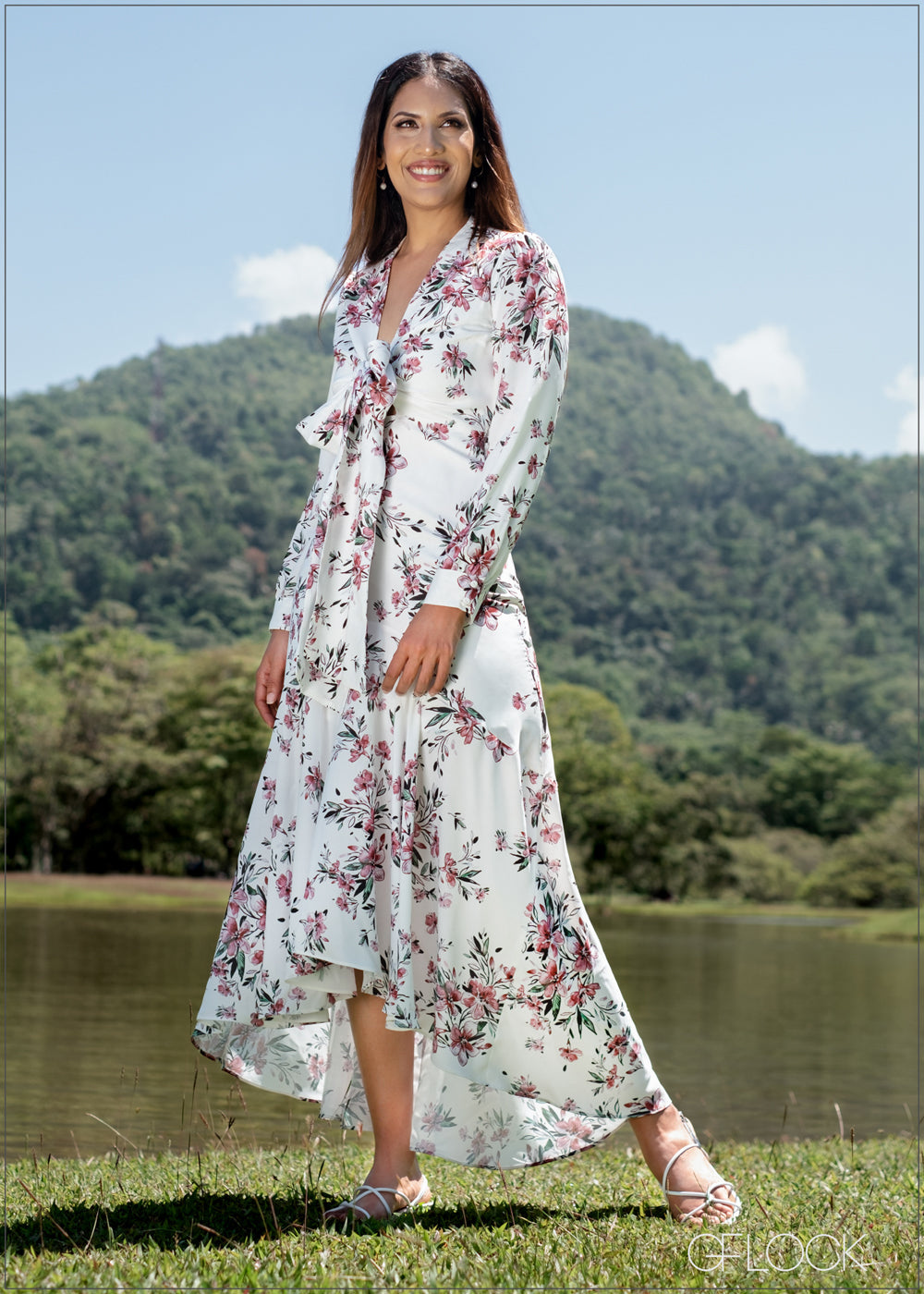 Floral Multi-Way Wrap Dress - 130323