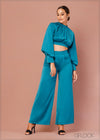 High Waisted Flared Pant - 071222