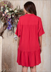 Tiered Collared Dress - 0701