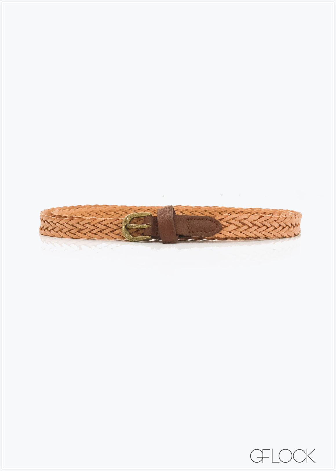 Braided Belt With Alloy Buckle - 1004