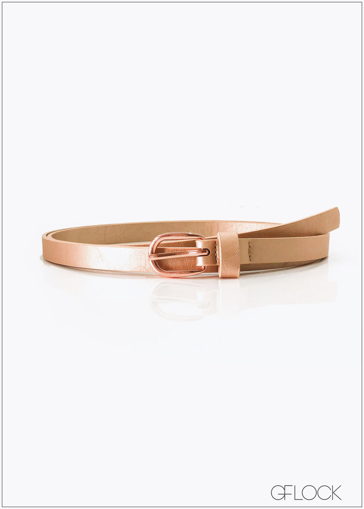 Belt With Alloy Buckle - 1004