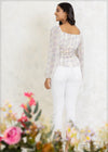 Floral Ruched Waist Top - 1807